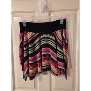 Heart Soul Multicolored Striped Skirt - Size L